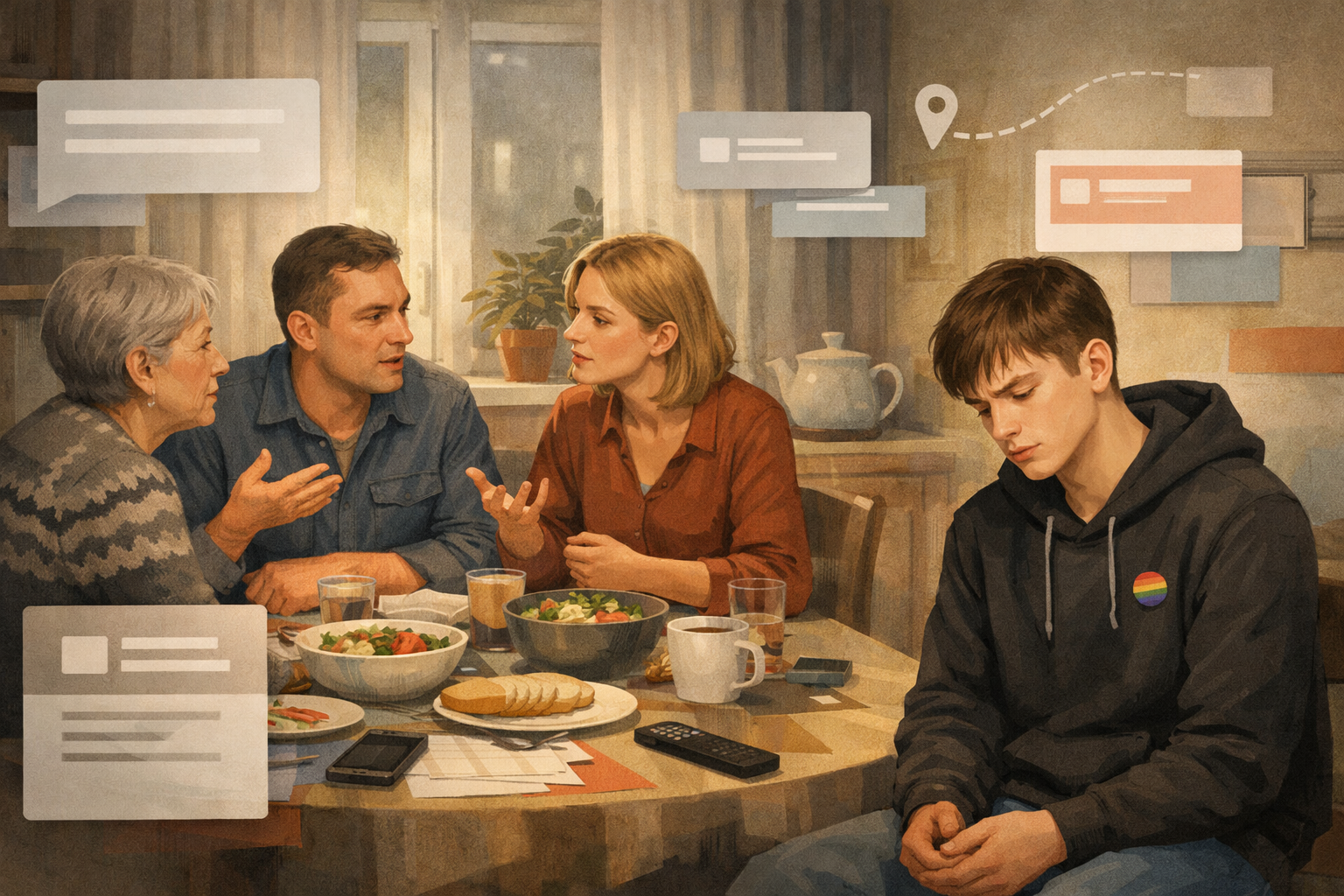 «Слава богу, ты у нас не такой»: ЛГБТК+ подростки в гомофобных семьях «Слава богу, ты у нас не такой»: ЛГБТК+ подростки в гомофобных семьях